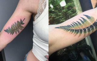 Tatuagens com flores e plantas