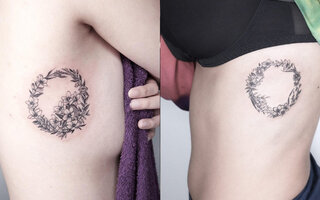 Tatuagens com flores e plantas