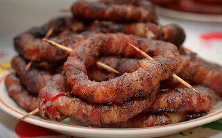 Onion Rings com Bacon