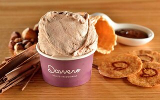 Davvero Gelato - Sorvete de Banana com Gianduja