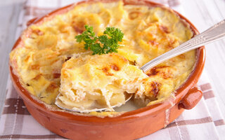 Batatas gratinadas