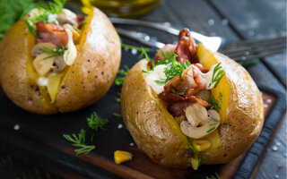 Baked potato de microondas