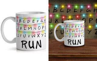 Essa caneca inspirada na série Stranger Things vai deixar o seu café mais estiloso - e misterioso