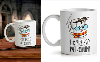 Caneca Expresso Patronum - Harry Potter