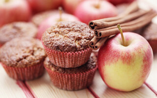 Muffin de Maçã com Canela sem glúten