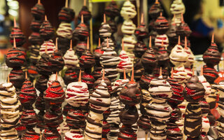 Espeto de Morango com Chocolate