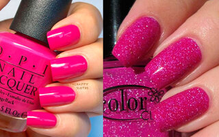 Unhas pink