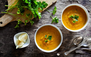 Sopa de Abobrinha com Cenoura