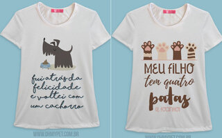 CAMISETA COM FRASES