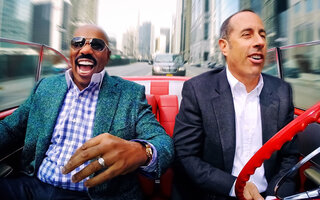 Comedians in cars getting coffee