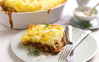 Escondidinho de carne moída com batatas