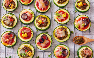 Mini Pizzas de Abobrinha
