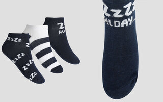 Kit de meias estampadas "zZzZZzZ"
