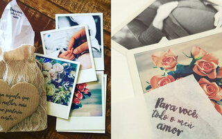 Polaroids com Fotos e Frases