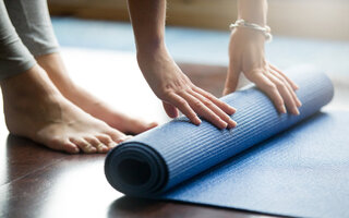 Relaxar com uma aula aberta de yoga no Parque da Independência