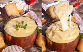Aligot (Fondue de batata com queijo)
