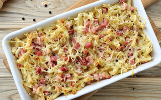 Gravatinha à Carbonara