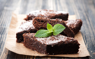 Brownie com vinho tinto