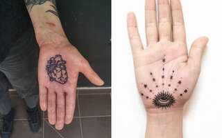 Tatuagens na Palma da Mão