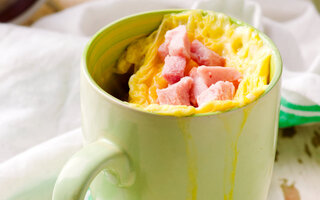 Omelete de caneca