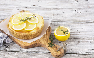 Cheesecake de limão siciliano