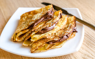 Crepe de chocolate