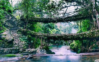 COLINAS DE MEGHALAYA NA ÍNDIA