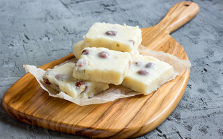 Fudge de chocolate branco