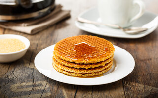 Stroopwafel na Holanda