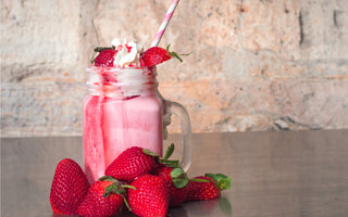 Milkshake de morango