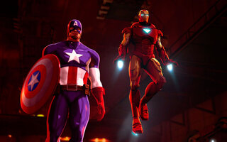 Marvel - Homem de Ferro e Capitão América:  Super-Heróis Unidos