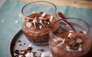 Mousse de chocolate com pimenta