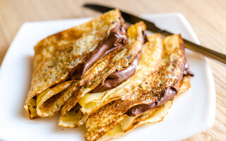 Crepe de chocolate