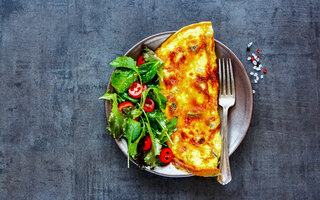 Omelete de feijoada