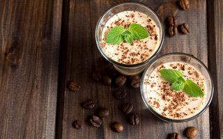 Panna cotta de café