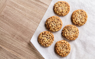 Biscoito de banana com aveia