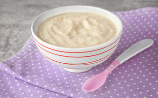 Mingau de farinha de tapioca