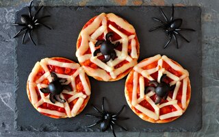 Mini-pizza de aranha