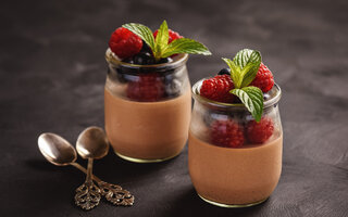 Mousse de doce de leite