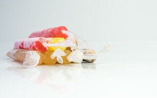 Geladinho de açaí