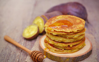 Panqueca de batata-doce