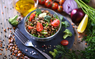 Salada de lentilha