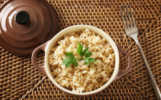 Arroz cremoso de forno