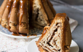 Panetone recheado de Nutella