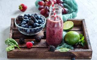 Suco de frutas vermelhas