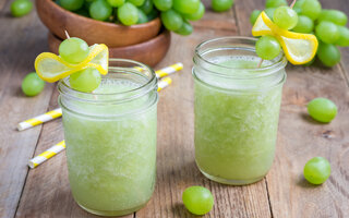 Smoothie de uva verde