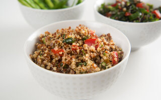 Risoto de quinoa com limão siciliano