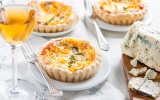 Quiche de gorgonzola