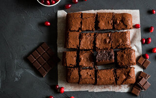 Brownie de chocolate amargo