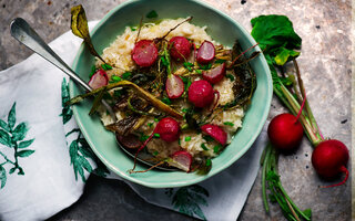 Risoto de rabanete